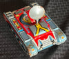 Vintage Japan Tin Friction Space Explorer Space Tank