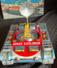 Vintage Japan Tin Friction Space Explorer Space Tank