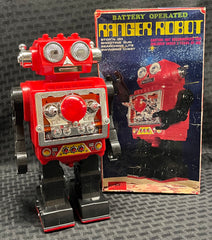 Vintage Horikawa Japan Battery Operated Ranger Robot