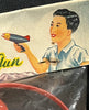 Vintage Hong Kong Plastic Satellite  Flying Saucer  Space Ray Gun MIP