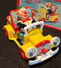 Vintage Battery Operated Alsp Japan Comic Jumping Jeep