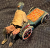 VINTAGE FERNAND MARTIN WIND UP TIN L'AUTOPATTE FRUIT VENDOR CART