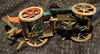 VINTAGE FERNAND MARTIN WIND UP TIN L'AUTOPATTE FRUIT VENDOR CART