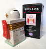 1998 Clay Art Ceramic Robot Bank