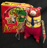 Vintage Toyland Japan Wind Up Acrobat Bear