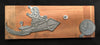 Rocket To The Moon VIntage Printing Block