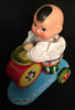 Vintage China Child Beating Drum Wind Up MS765