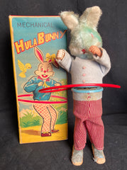 Vintage Alps Japan Hula Bunny Wind Up