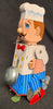 Vintage Yone Japan Tin Wind Up Big Chef Joe
