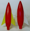 Vintage Hong Kong Space Rocket Flutes