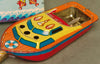 Vintage China Tin Pop Pop Boat