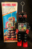 Vintage KO Yoshiya Japan High Wheel Robot
