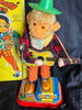 Vintage Alps Japan Battery Operated Rock'n Roll Monkey