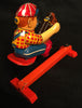 Vintage Japan Tin Boy On Rocking Horse