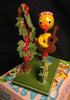 Vintage Japan Hand Painted Easter Ornament Bobble Head