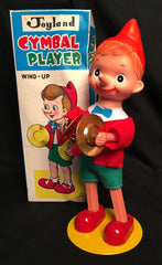 Large Vintage Japan Wind Up Joyland Cymbal Playing Pinocchio