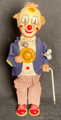 Vintage Alps Japan Wind Up Smiling Sam The Carnival Man