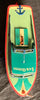 Vintage Japan Tin Sea Queen Boat With Siren