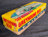 Vintage Daiya Japan Seattle Tin Friction Greyhound Bus