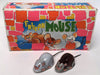 Set Of Two Vintage Japan Tin Friction  Mice