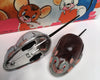 Set Of Two Vintage Japan Tin Friction  Mice