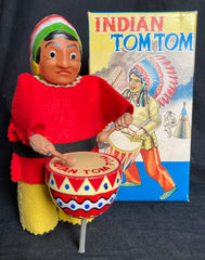 Vintage  Japan Wind Up Tom Tom Indian