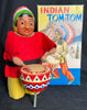 Vintage  Japan Wind Up Tom Tom Indian