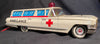 Vintage Yonezowa Japan Battery Operated Ambulance Car With Stretcher