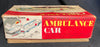 Vintage Yonezowa Japan Battery Operated Ambulance Car With Stretcher