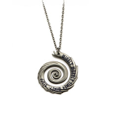 Dr Who "WIBBLY WOBBLY TIMEY WIMEY STUFF" Vortex Pendant