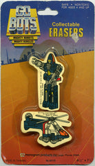 1984 Tonka Go Bots Eraser Set