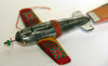 Occupied Japan Tin Flagged Airplanes and Bamboo Flying Stick