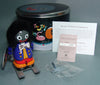 Limited Edition Tin Wind Up Jolly Skiing Golly