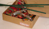 Occupied Japan Tin Flagged Airplanes and Bamboo Flying Stick