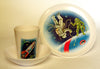 1960's Melamine Space Travel Cup Saucer Plate Set