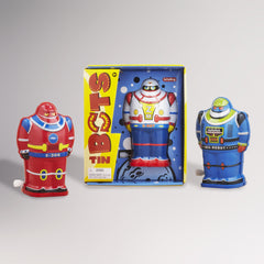 Schylling Tin Wind Up Bots Robots