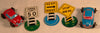 Vintage Japan Traffic Sign Set With Cars